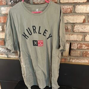 Hurley Gray Short Sleeve Tee Casual Style